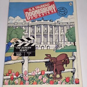 Doonesbury Dossier: The Reagan Years by G.B. Trudeau 1984 Paperback VG w/ Color